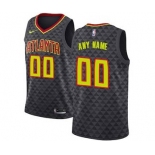 Atlanta Hawks Black Swingman Custom Basketball Jersey - Icon Edition