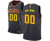 Atlanta Hawks Black Swingman Custom Basketball Jersey - Icon Edition