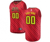 Men's Atlanta Hawks Red Custom Basketball Jersey - Statement Edition