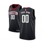 Houston Rockets Black Swingman Custom Basketball Jersey - Statement Edition