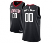 Houston Rockets Black Swingman Custom Basketball Jersey - Statement Edition