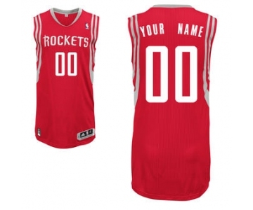 Men's Houston Rockets Red Custom Basketball Jersey