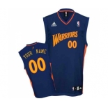 Basketball Golden State Warriors Custom Dk Blue Road Jersey