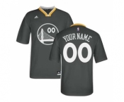 Basketball Golden State Warriors Men's Black Short Sleeve Customized Jersey