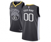 Golden State Warriors Gray Swingman Custom Basketball Jersey - Statement Edition