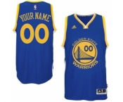 Mens Golden State Warriors Royal Custom Swingman Road Jersey