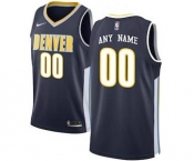 Denver Nuggets Navy Swingman Custom Basketball Jersey - Icon Edition