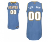 Men's Denver Nuggets Blue Custom Basketball Jersey