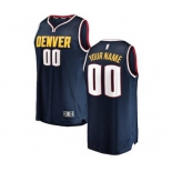 Men's Denver Nuggets Navy 2018-2019 Custom Basketball Jersey