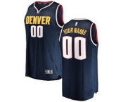 Men's Denver Nuggets Navy 2018-2019 Custom Basketball Jersey