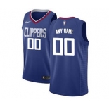 LA Clippers Blue Swingman Custom Basketball Jersey - Icon Edition