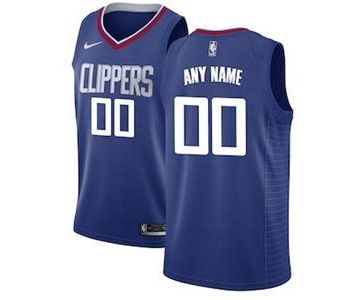 LA Clippers Blue Swingman Custom Basketball Jersey - Icon Edition