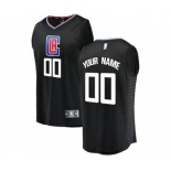 Men's LA Clippers Black Custom Basketball Jersey - Statement Edition