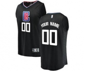 Men's LA Clippers Black Custom Basketball Jersey - Statement Edition