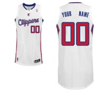 Men's LA Clippers White Custom Basketball Jersey