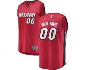 Men's Miami Heat Red Custom Basketball Jersey - Statement Edition