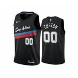 Men's San Antonio Spurs Active Player Custom Black City Edition Fiesta 2020-21 Stitched Basketball Jersey