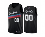 Men's San Antonio Spurs Active Player Custom Black City Edition Fiesta 2020-21 Stitched Basketball Jersey