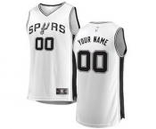 Men's San Antonio Spurs White Custom Basketball Jersey - Association Edition