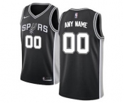 San Antonio Spurs Black Swingman Custom Basketball Jersey - Icon Edition