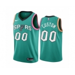 San Antonio Spurs Customized 2022-23 Teal City Edition Stitched Basketball Jersey