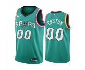 San Antonio Spurs Customized 2022-23 Teal City Edition Stitched Basketball Jersey