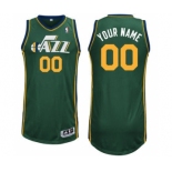 Men's Utah Jazz Green Custom Basketball Jersey