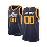 Utah Jazz Navy Swingman Custom Basketball Jersey - Icon Edition