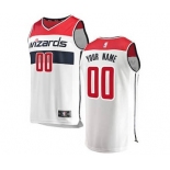 Men's Washington Wizards White Custom Basketball Jersey - Association Edition