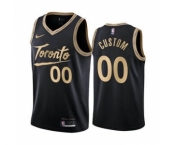 Men's Toronto Raptors Active Player Custom Black City Edition 2020-21 Stitched Basketball Jersey