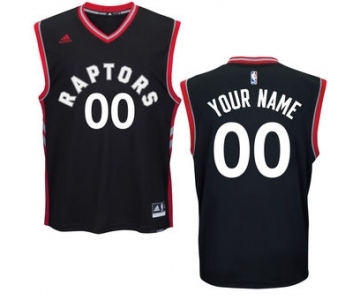 Men's Toronto Raptors Black Custom Alternate Jersey