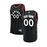 Men's Toronto Raptors Black Custom Basketball Jersey - Statement Edition