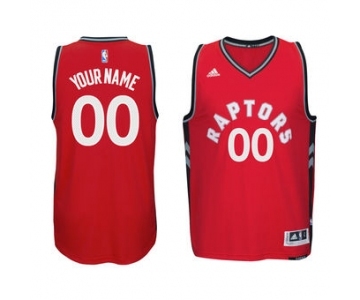 Men's Toronto Raptors Red Custom Swingman Jersey