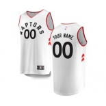 Men's Toronto Raptors White Custom Basketball Jersey - Association Edition