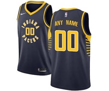 Indiana Pacers Navy Swingman Custom Basketball Jersey - Icon Edition