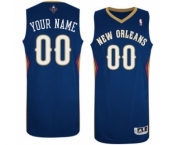 Men's New Orleans Pelicans Navy Custom Basketball Jersey