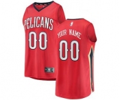 Men's New Orleans Pelicans Red Custom Basketball Jersey - Statement Edition