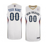 Men's New Orleans Pelicans White Custom Basketball Jersey