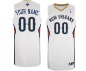 Men's New Orleans Pelicans White Custom Basketball Jersey