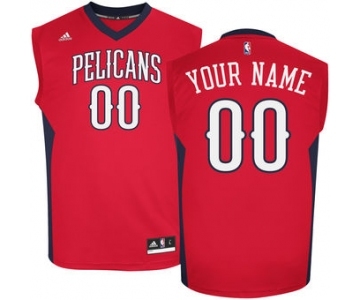 New Orleans Pelicans Custom Basketball Alternate Jersey - Red