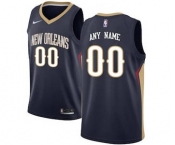 New Orleans Pelicans Navy Swingman Custom Basketball Jersey - Icon Edition