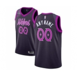 Men's Minnesota Timberwolves 2018-19 Swingman Custom Jersey - City Edition - Purple