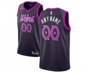 Men's Minnesota Timberwolves 2018-19 Swingman Custom Jersey - City Edition - Purple