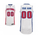 Men's Detroit Pistons White Custom Basketball Jersey