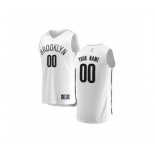 Youth Brooklyn Nets White Custom Basketball Jersey - Association Edition