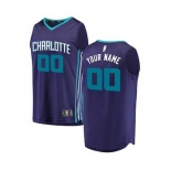 Youth Charlotte Hornets Purple Custom Basketball Jersey - Statement Edition