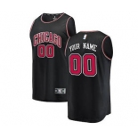 Youth Chicago Bulls Black Custom Basketball Jersey - Statement Edition