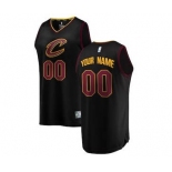 Youth Cleveland Cavaliers Black Custom Basketball Jersey - Statement Edition