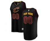 Youth Cleveland Cavaliers Black Custom Basketball Jersey - Statement Edition