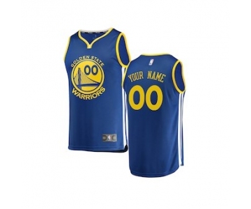 Youth Golden State Warriors Royal Custom Basketball Jersey - Icon Edition